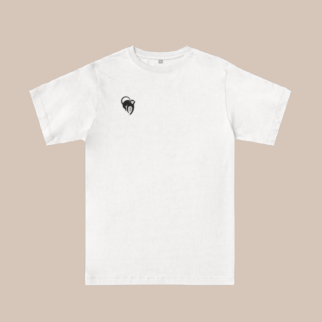 T-Shirt — Minimal Logo / Back Slogan