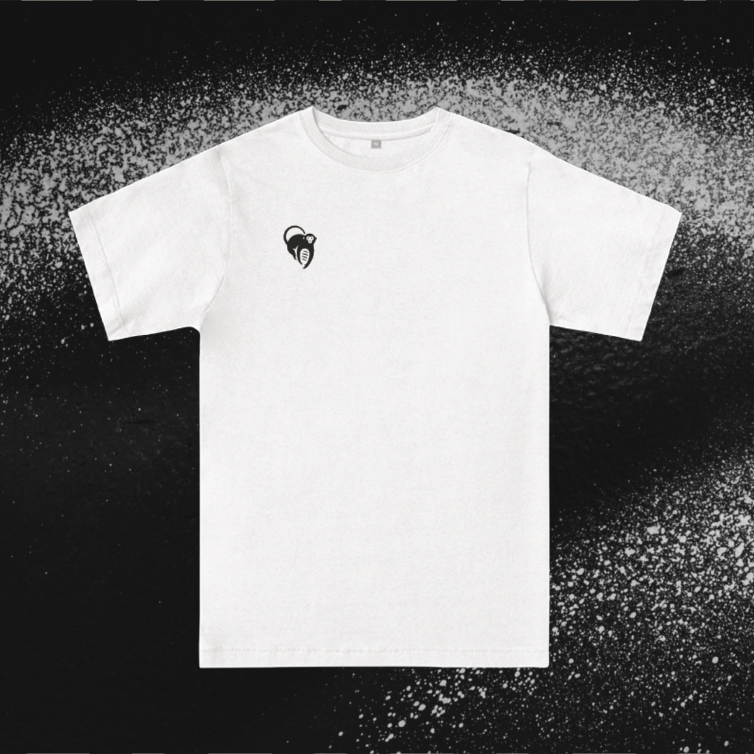 T-Shirt — Minimal Logo / Back Slogan